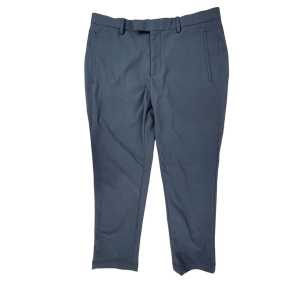 Sene Mens 32X24 Soho Flex Dress Pants Slacks Golf Suit Sport Tech Stretch Gray - Picture 1 of 3
